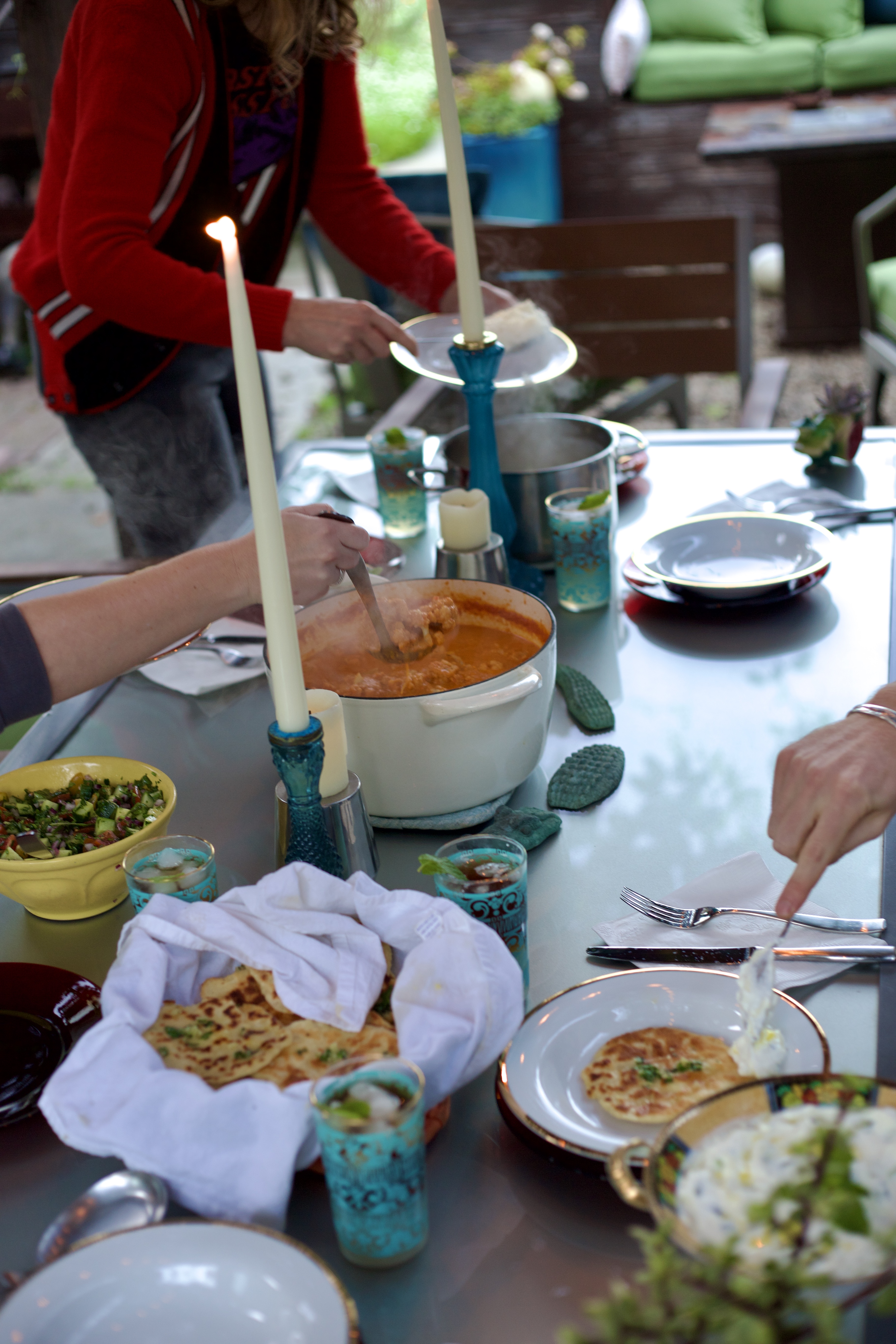 Small dinner party with friends