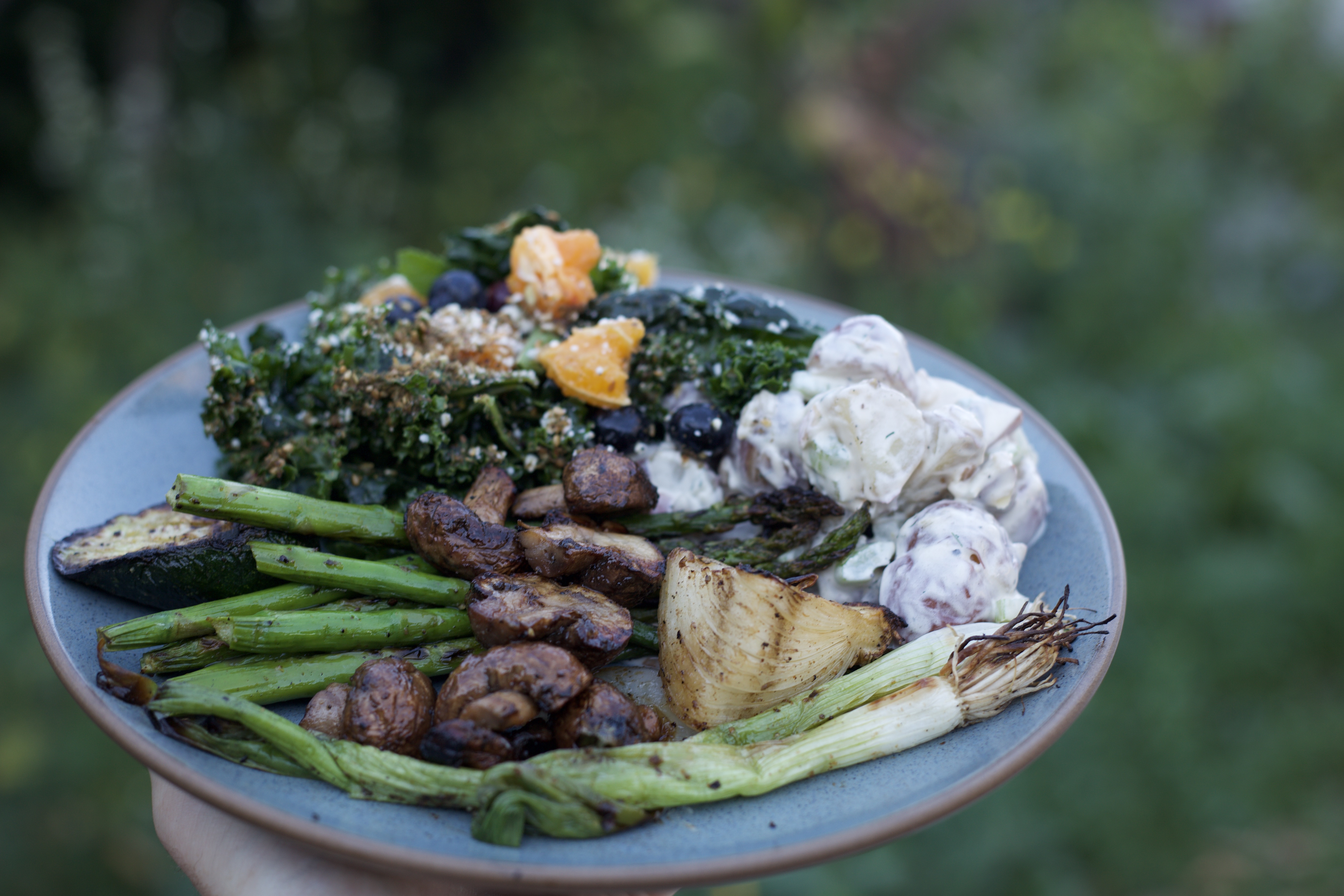 Grilled vegetarian BBQ
